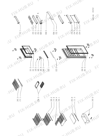 Схема №3 ARG663/G ARG 663/WP с изображением Тэн для холодильника Whirlpool 481931038479