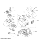 Схема №3 BX32100 BOSCH BX3 2100 W с изображением Крышка для электропылесоса Bosch 00449521