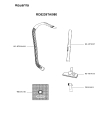 Схема №2 RO5239TA/980 с изображением Ручка для мини-пылесоса Rowenta SS-4300005902