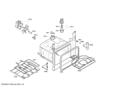 Схема №5 4HT425B с изображением Кнопка для духового шкафа Bosch 00427904