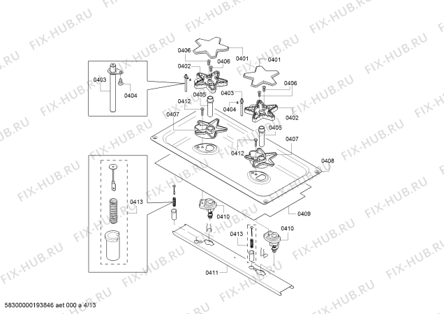 Схема №13 PRG486NLH Thermador с изображением Коллектор для электропечи Bosch 00774559