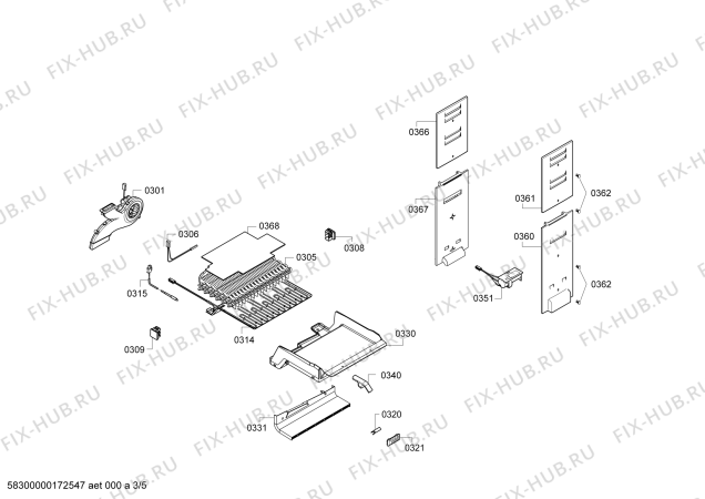 Схема №5 KGN57SB34N с изображением Дисплейный модуль для холодильника Bosch 00754348
