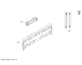 Схема №6 SX66U096EU с изображением Передняя панель для посудомойки Siemens 00708562