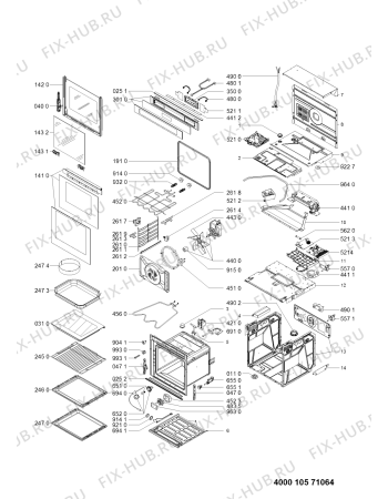 Схема №1 AKZM 8900/GK с изображением Панель для духового шкафа Whirlpool 481010502540