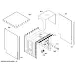 Схема №6 SGS44E28EU с изображением Панель управления для электропосудомоечной машины Bosch 00662625