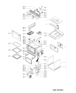 Схема №1 ESTM 8145/IXL с изображением Дисплей для плиты (духовки) Whirlpool 481010815329