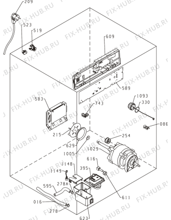 Взрыв-схема стиральной машины Gorenje D754BJA (496800, SP10/220) - Схема узла 04