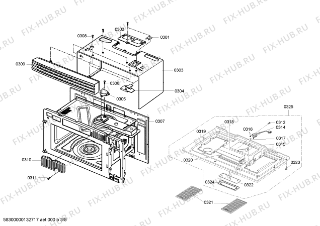 Схема №8 HMV8050 с изображением Мотор вентилятора для электропечи Bosch 00675986