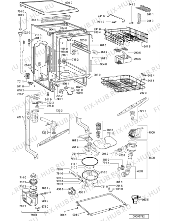 Схема №2 ADP 4307 с изображением Панель для посудомойки Whirlpool 481245373538