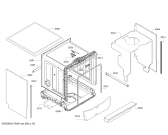 Схема №6 SMS50D22EU, AquaStop с изображением Панель управления для посудомоечной машины Bosch 00742134