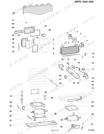 Взрыв-схема холодильника Indesit ENF2903X (F008178) - Схема узла