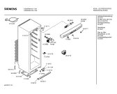 Схема №3 KS38R490 с изображением Передняя панель для холодильника Siemens 00366205