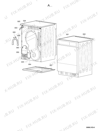 Схема №11 TRW 6070 LI BK с изображением Электросопротивление Whirlpool 480112100784