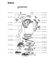 Схема №1 BR400870/BA с изображением Корпусная деталь для электрочайника Tefal SS-200553