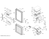 Схема №3 BD3058L3AV с изображением Контейнер для холодильника Bosch 00145527