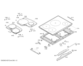 Схема №2 T4484N0 с изображением Стеклокерамика для электропечи Bosch 00475267