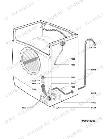 Схема №8 AWG 707 F с изображением Груз для стиральной машины Whirlpool 481246689032