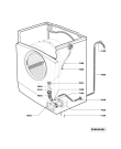 Схема №8 AWG 910 E CE с изображением Винтик для стиральной машины Whirlpool 481250218798