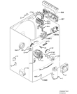 Схема №1 T97689IH3 с изображением Компрессор для сушильной машины Aeg 1364241016