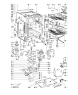 Схема №2 GSU 4873 T-WS с изображением Запчасть для посудомоечной машины Whirlpool 481244019395