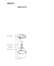 Схема №4 KA801141/70 с изображением Элемент корпуса для кухонного комбайна Krups MS-4A02522
