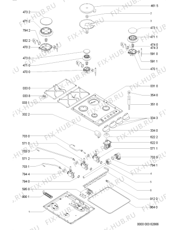 Схема №1 300 183 10 с изображением Светодиод для электропечи Whirlpool 481914578227