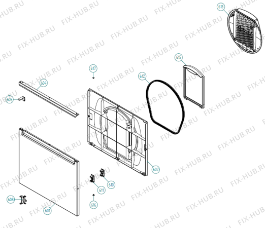 Взрыв-схема стиральной машины Gorenje MDE5305US MYT   -White (900002481, TD11MYT) - Схема узла 06