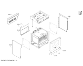 Схема №9 PRD304GHC Thermador с изображением Крепежный набор для плиты (духовки) Bosch 00746995