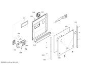 Схема №6 SGVKBR3 с изображением Рамка для посудомоечной машины Bosch 00442076