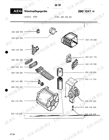 Схема №1 LAVRE с изображением Клапан для посудомоечной машины Aeg 8996454167603