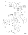 Схема №1 AMW590IX1 (F091167) с изображением Табло для микроволновки Indesit C00321822