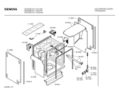 Схема №6 SE55430EU с изображением Вкладыш в панель для электропосудомоечной машины Siemens 00357881