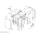 Схема №6 SE45T590SK с изображением Передняя панель для посудомоечной машины Siemens 00449483