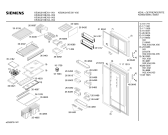 Схема №3 KS39U21NE с изображением Дверь для холодильной камеры Siemens 00216853