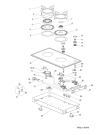 Схема №1 G3201LIX (F052944) с изображением Поверхность для электропечи Indesit C00268712