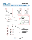 Схема №1 OVEN 60L WITH HOT PLATES с изображением Подрешетка для плиты (духовки) ARIETE AT6255378700