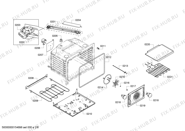 Схема №6 HEI7052C с изображением Стеклянная полка для электропечи Bosch 00703422