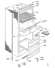 Схема №4 ER2527I с изображением Обшивка для холодильной камеры Electrolux 2271021459