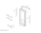 Схема №4 RC249203 Gaggenau с изображением Внешняя дверь для холодильника Bosch 00711235