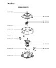 Схема №4 FP652DB7/701 с изображением Двигатель (мотор) для электрокомбайна Moulinex MS-0697478