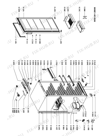 Схема №1 MSG 250 S с изображением Сенсорная панель для холодильной камеры Whirlpool 481246279872