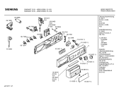 Схема №4 WM21050NL SIWAMAT 2105 с изображением Панель управления для стиралки Siemens 00296537