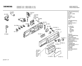Схема №4 WM21050NL SIWAMAT 2105 с изображением Панель управления для стиральной машины Siemens 00299092