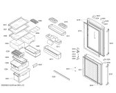 Схема №3 KKE22326TI с изображением Ручка двери для холодильной камеры Bosch 00663243