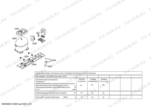 Схема №2 KT14L110CH с изображением Решетка для холодильной камеры Bosch 00213295