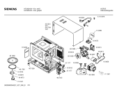 Схема №3 HF23024 с изображением Корпус для микроволновой печи Siemens 00362051