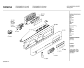 Схема №6 SE25A290 с изображением Передняя панель для электропосудомоечной машины Siemens 00432951