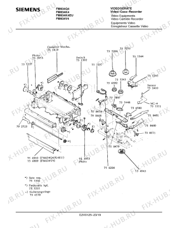 Схема №23 FM634V4 с изображением Инструкция по эксплуатации для видеоэлектроники Siemens 00530643