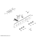 Схема №5 HM444510N с изображением Панель управления для электропечи Siemens 00669734