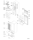 Схема №1 ARC 2220/AL с изображением Дверка для холодильной камеры Whirlpool 481246228987